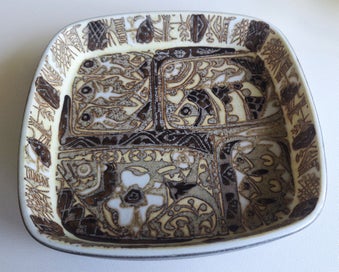 Listing 2 of 12 for <<< SCANDINAVIAN "ROYAL COPENHAGEN - FAJANCE " POTTERY DISH/BOWL >>>