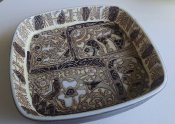Listing 4 of 12 for <<< SCANDINAVIAN "ROYAL COPENHAGEN - FAJANCE " POTTERY DISH/BOWL >>>