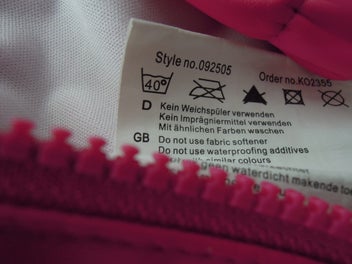 Listing 5 of 9 for RAINCOAT Rain Jacket ELKA Rainwear pink Made in Denmark Sz 80 / 09-12 months