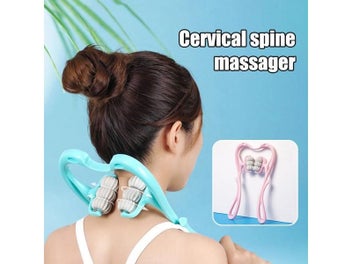 Listing 4 of 9 for Six-Wheel Manual Massager For Neck Back Waist Relief