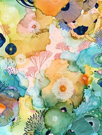 Listing 1 of 3 for Framed $1 RESERVE 1 Panel Canvas Art Print - Abstract