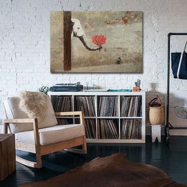 Listing 2 of 2 for Framed $1 RESERVE 1 Panel Canvas Art Print - Banksy