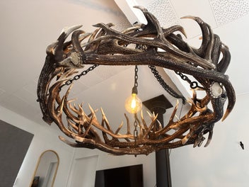 Listing 4 of 7 for Luxury Deer Antler Chandelier (SALE PRICE)