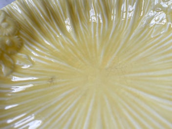 Listing 5 of 11 for Crown Ducal Yellow Fruit Bowl - Embossed Floral