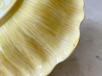 Listing 7 of 11 for Crown Ducal Yellow Fruit Bowl - Embossed Floral