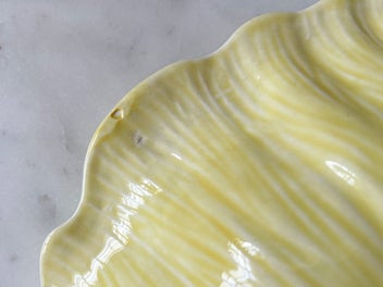 Listing 9 of 11 for Crown Ducal Yellow Fruit Bowl - Embossed Floral