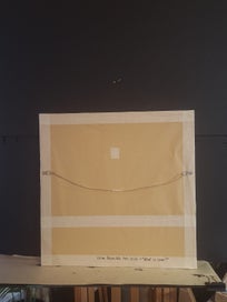 Listing 2 of 10 for ORIGINAL ACRYLIC MIXED MEDIA ABSTRACT PAINTING - What is Love?