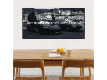 Listing 6 of 10 for Motivational Car Poster Luxury Sports Car Wall Art Decor