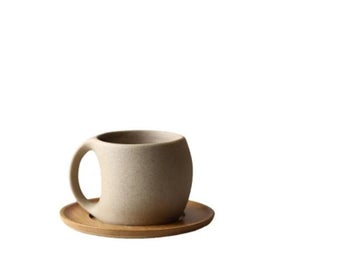 Listing 7 of 10 for Ceramic Coffee Cup Saucer 220ml For Breakfast Or Afternoon Tea