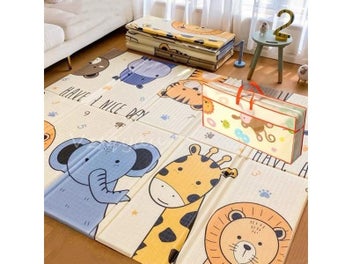 Listing 3 of 10 for Baby Play Mat Folding Waterproof Non-slip XPE Crawling Pad