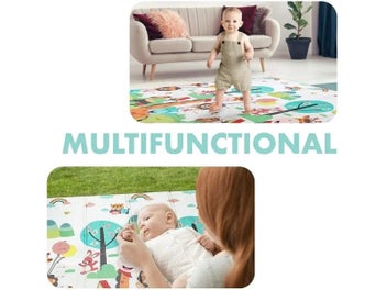 Listing 4 of 10 for Baby Play Mat Folding Waterproof Non-slip XPE Crawling Pad