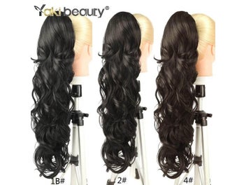 Listing 4 of 8 for 28inch Long Synthetic Curly Ponytail Hairpiece For Women