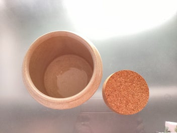 Listing 3 of 3 for Titian / Crown Lynn Storage Container With Cork Stopper