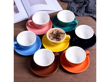 Listing 4 of 10 for 220ml Ceramic Coffee Cup Set Simple European Style