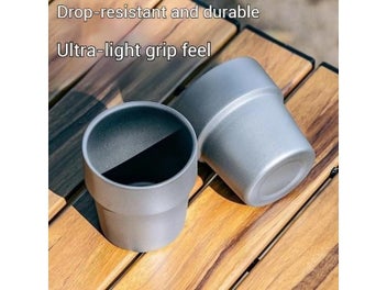 Listing 7 of 10 for 175ml Double-layer Titanium Alloy Cup For Outdoor Home