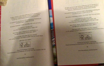 Listing 17 of 17 for Harry Potter, VERY SUPERIOR, Bloomsbury, 1st Eds, Original Art, Hardcover Set