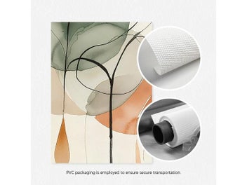 Listing 5 of 10 for 3-Piece Abstract Watercolor Wall Art For Living Room