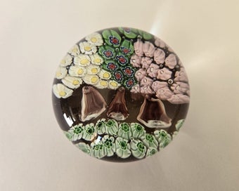 Listing 1 of 6 for Glass Paperweight Millefiori Trees