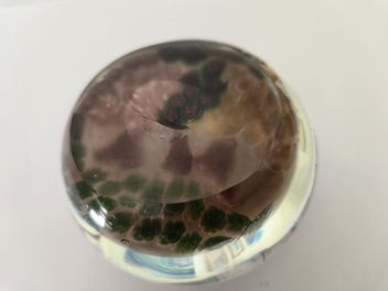 Listing 5 of 6 for Glass Paperweight Millefiori Trees