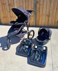 Listing 9 of 13 for Safety First All Terrain 3 Wheel Travel System Black