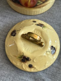 Listing 4 of 11 for Aynsley Orchard Gold - Biscuit Canister