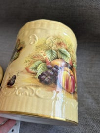 Listing 9 of 11 for Aynsley Orchard Gold - Biscuit Canister