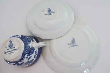 Listing 3 of 3 for ***VINTAGE BOOTHS REAL OLD WILLOW TRIO***