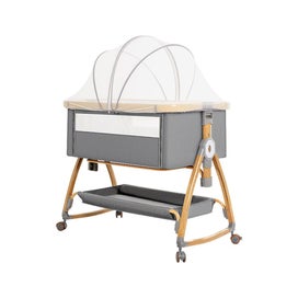 Listing 11 of 12 for PlayPals 3-in-1 Baby Cot Crib Bed Bassinet Bedside Sleeper Portable Foldable