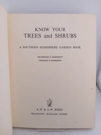 Listing 2 of 2 for Trees and Shrubs (Know your Garden Series) by Richmond E. Harrison, Charles R...