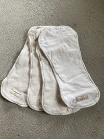 Listing 4 of 4 for 10 x Nestling Cloth Nappies with Extra Inserts