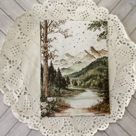 Listing 2 of 11 for - Junk Journal Papers - Mountain Camping - Sample Pack