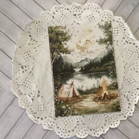 Listing 4 of 11 for - Junk Journal Papers - Mountain Camping - Sample Pack