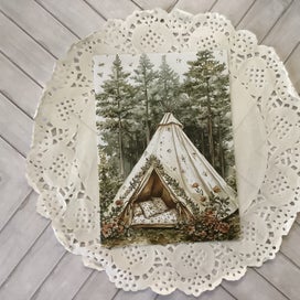 Listing 5 of 11 for - Junk Journal Papers - Mountain Camping - Sample Pack