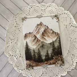 Listing 6 of 11 for - Junk Journal Papers - Mountain Camping - Sample Pack