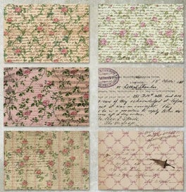 Listing 2 of 4 for - A5 - Paper/Card Stock - American Lace Rattan - 12 pcs - 140gsm