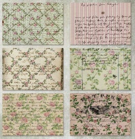 Listing 3 of 4 for - A5 - Paper/Card Stock - American Lace Rattan - 12 pcs - 140gsm