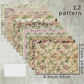 Listing 4 of 4 for - A5 - Paper/Card Stock - American Lace Rattan - 12 pcs - 140gsm