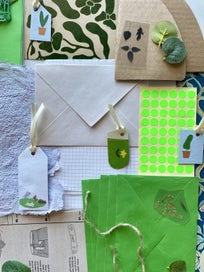 Listing 5 of 10 for Junk Journal Bundle - Green Tone