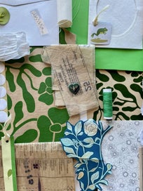 Listing 3 of 10 for Junk Journal Bundle - Green Tone