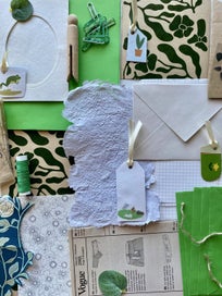 Listing 4 of 10 for Junk Journal Bundle - Green Tone