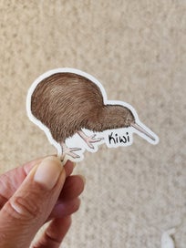 Listing 3 of 11 for Aotearoa native bird die-cut vinyl - 5 stickers