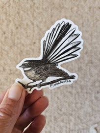 Listing 4 of 11 for Aotearoa native bird die-cut vinyl - 5 stickers