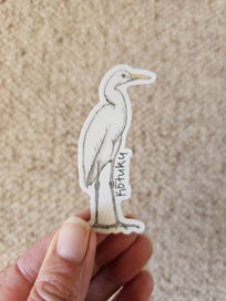 Listing 7 of 11 for Aotearoa native bird die-cut vinyl - 5 stickers