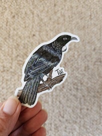 Listing 8 of 11 for Aotearoa native bird die-cut vinyl - 5 stickers