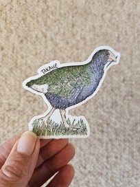 Listing 9 of 11 for Aotearoa native bird die-cut vinyl - 5 stickers