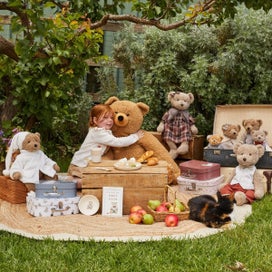 Listing 3 of 4 for Jiggle & Giggle Animal Large Standing Bear Kids Plush Toy