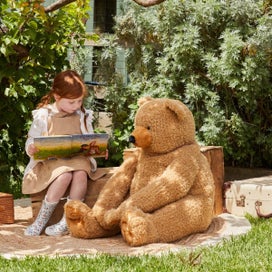 Listing 4 of 4 for Jiggle & Giggle Animal Large Standing Bear Kids Plush Toy