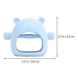 Listing 2 of 2 for Teether Newborn Teething Stick Silicone Teething Mittens For Toddlers