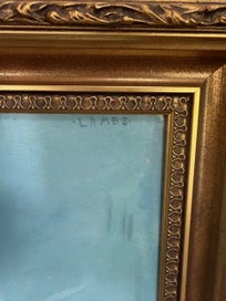 Listing 3 of 5 for Original Oil Painting - Philip Lambe - Still Life with Plaster Cast Portrait