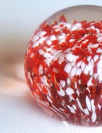 Listing 5 of 17 for <<< LUSH ART GLASS PAPERWEIGHT >>>